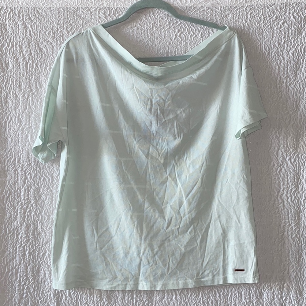 N: Philanthropy Off The Shoulder Short Sleeve Tee Shirt